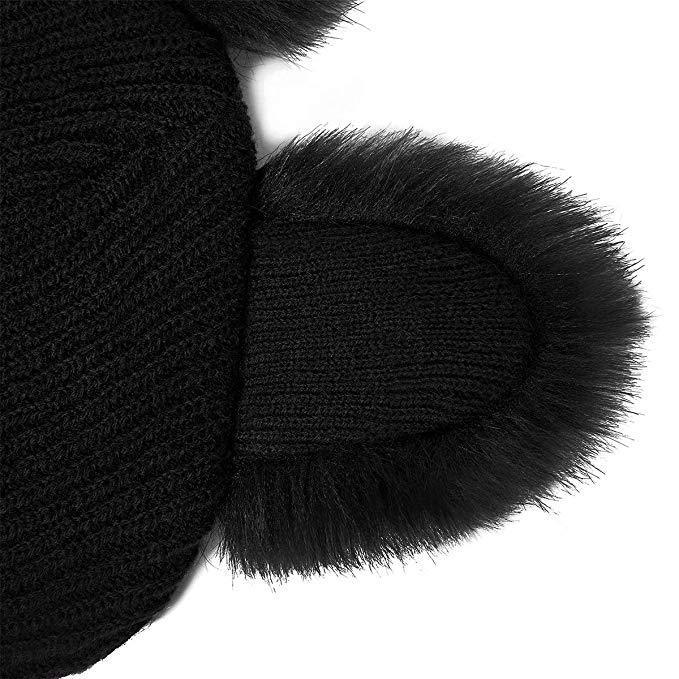 Pom Pom Cat Ear Beanie - Pawsome Couture