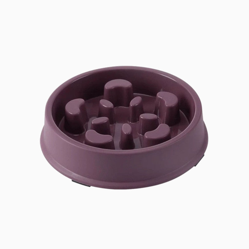 Round Slow Feeder Pet Bowl