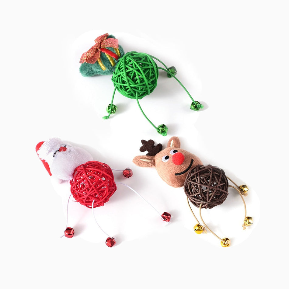 Christmas Bell Rattan Toys