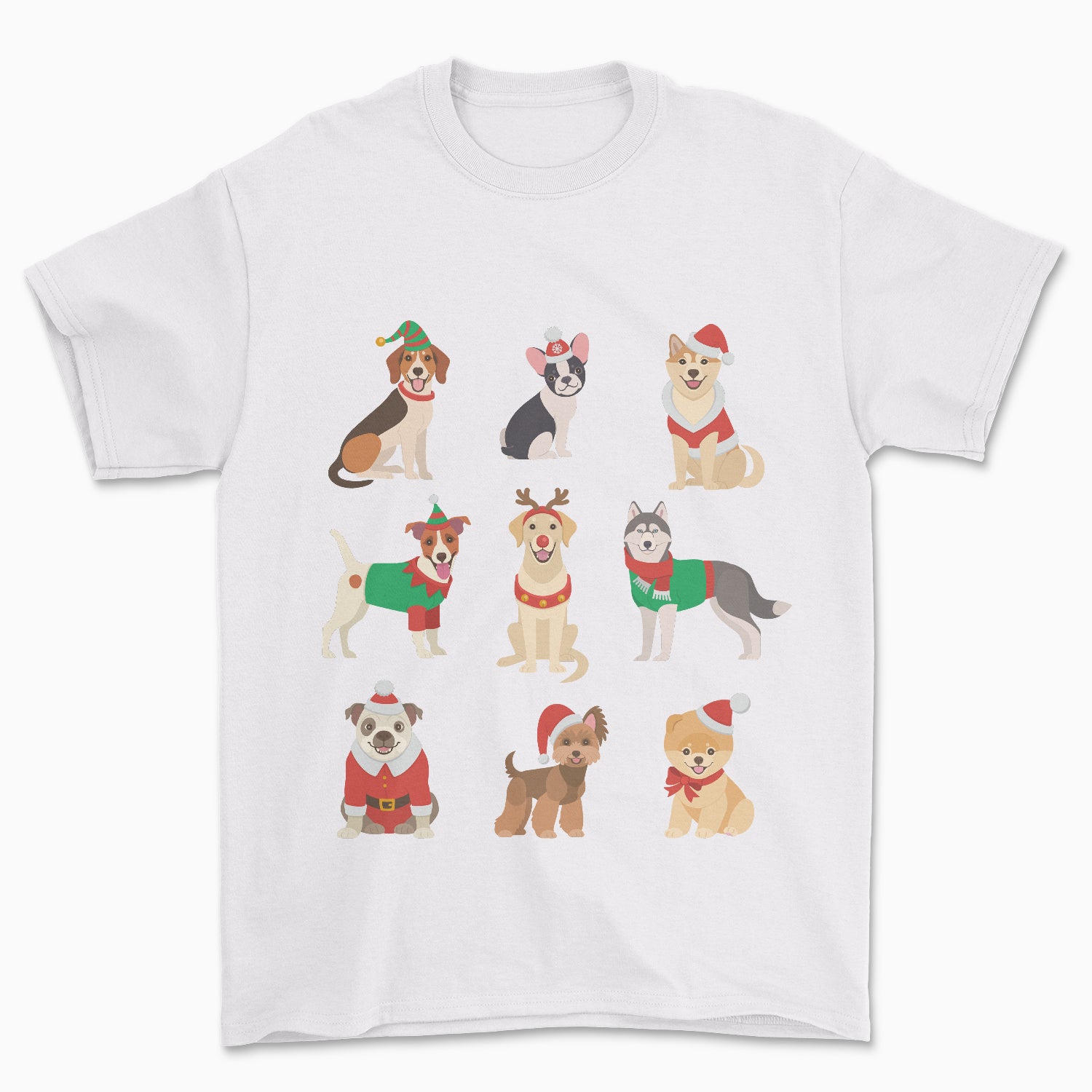 Santa Paws Dogs T-Shirt