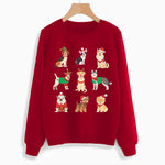 Santa Paws Dogs Xmas Sweatshirt
