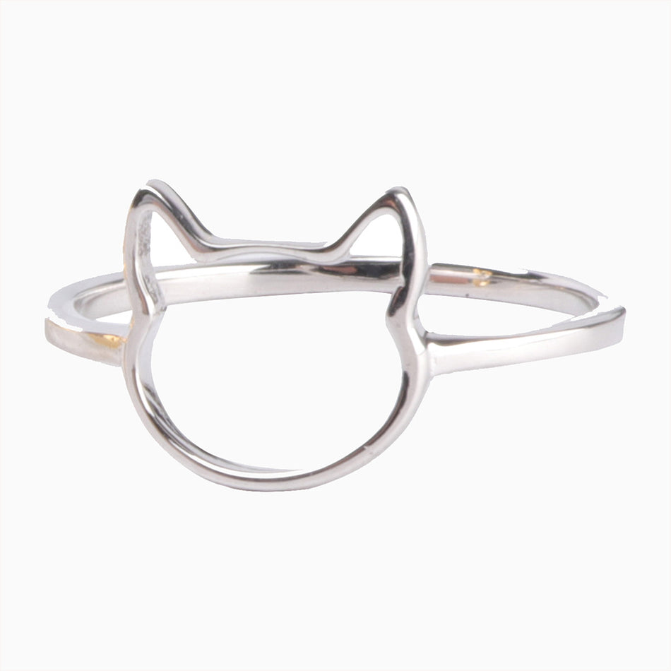 Open Cat Face Ring - Pawsome Couture
