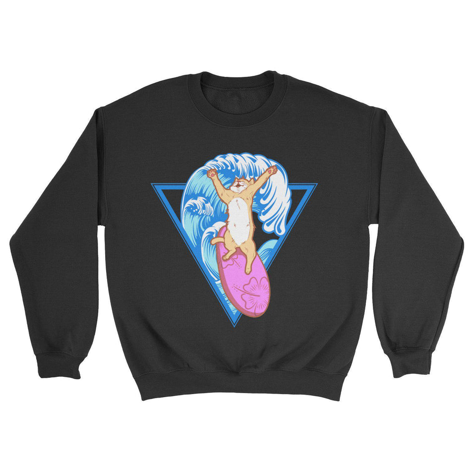 Surf's Up Kitty Sweatshirt - Pawsome Couture