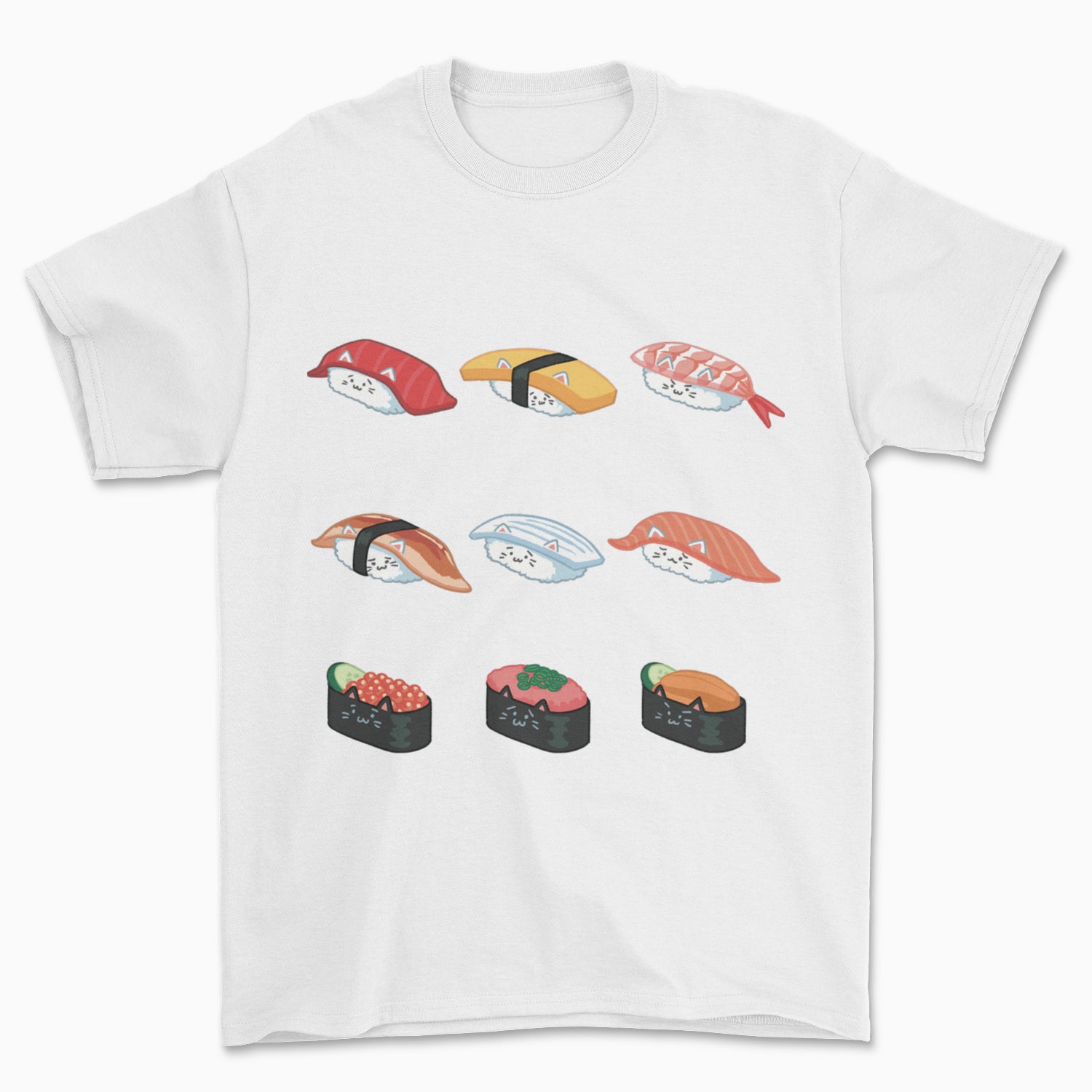 Sushi Cat T-Shirt - Pawsome Couture