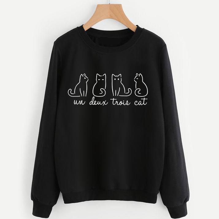 Un Deux Trois Cat Sweatshirt - Pawsome Couture
