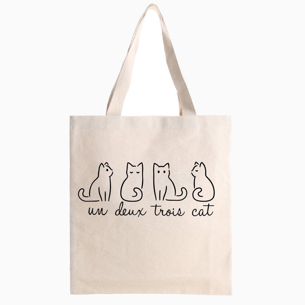 Un Deux Trois Cat Tote Bag Cute Cat Tote Bags Pawsome Couture®