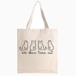 Un Deux Trois Cat Tote Bag - Pawsome Couture