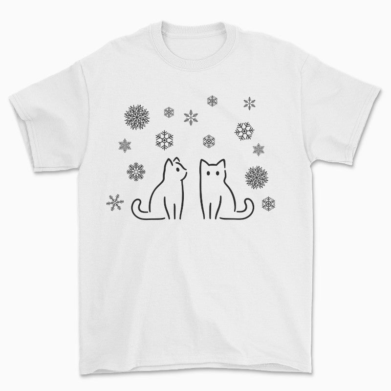 Winter Wonderland Cats T-Shirt-T-shirt-Pawsome Couture®