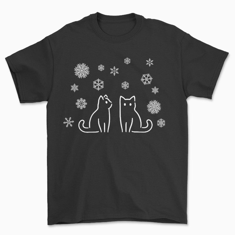 Winter Wonderland Cats T-Shirt-T-shirt-Pawsome Couture®